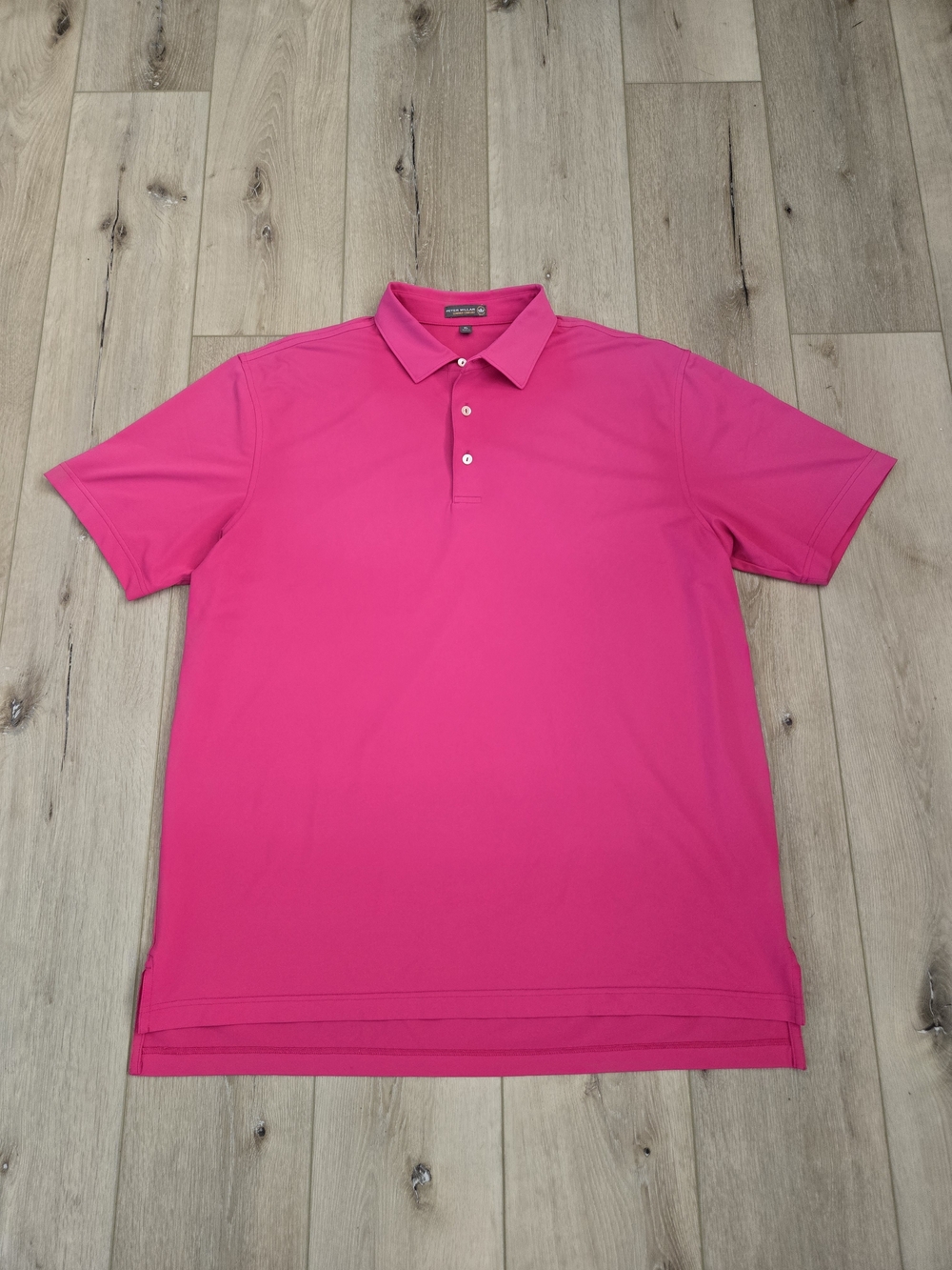 Peter Millar Summer Comfort XL Polo Shirt Mens Pink Performance Short Sleeve
